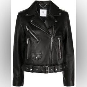 Anine Bing Benjamin leather jacket M NWT